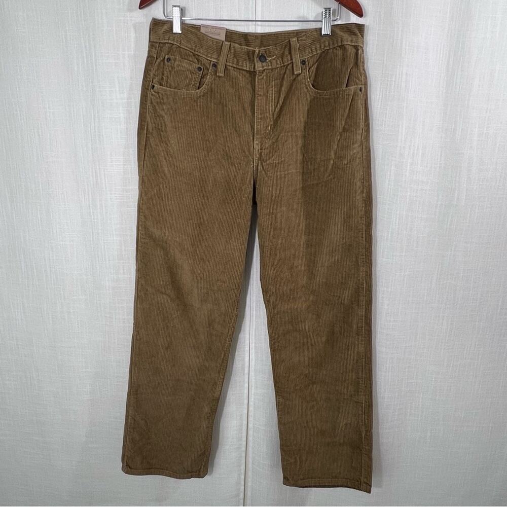 Levi's NWT Low Pro Mid Rise Relaxed Straight Leg Corduroy Pants Size 31x30